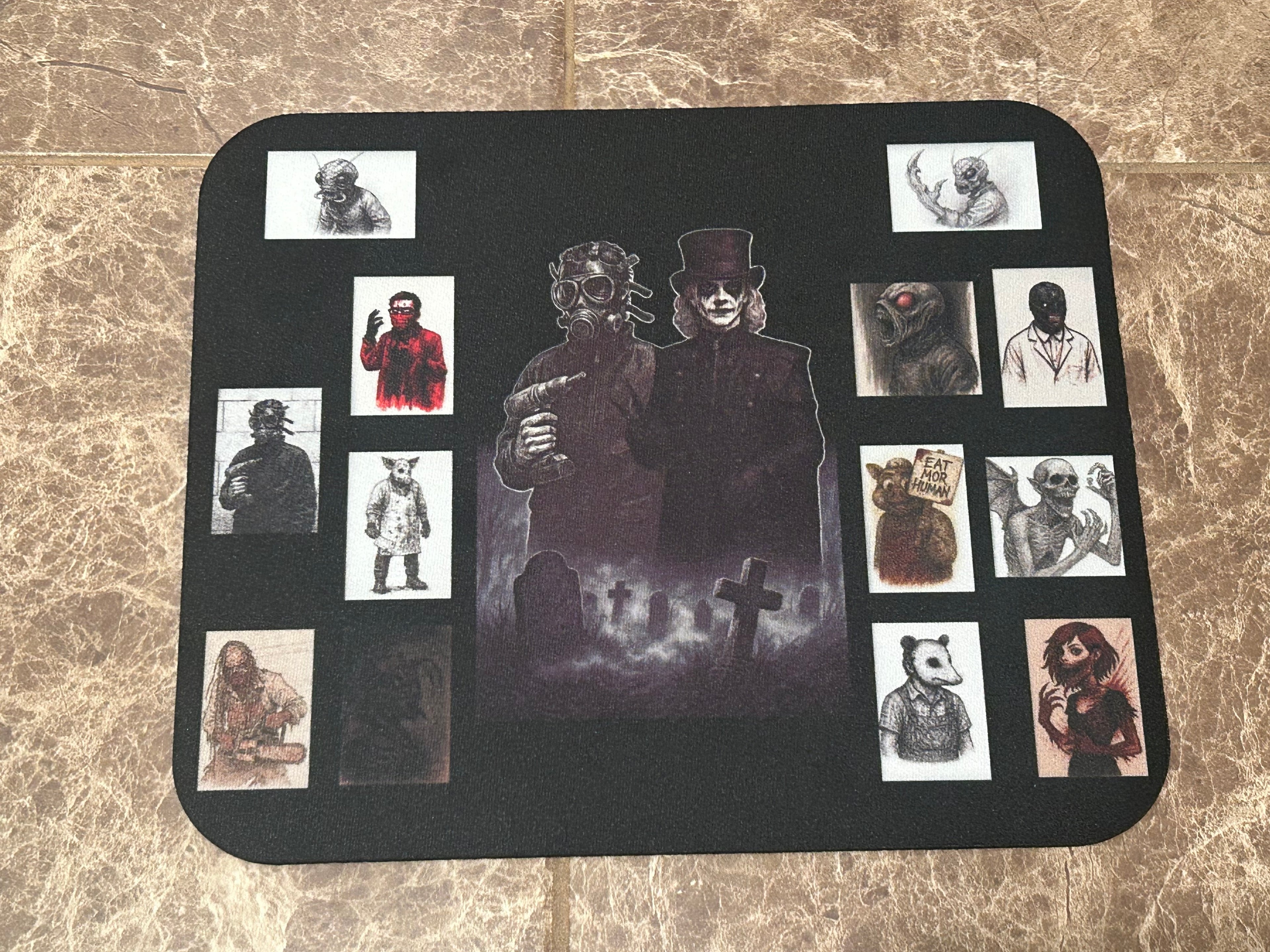 Macabre Muse 2025 Characters Mouse Pads