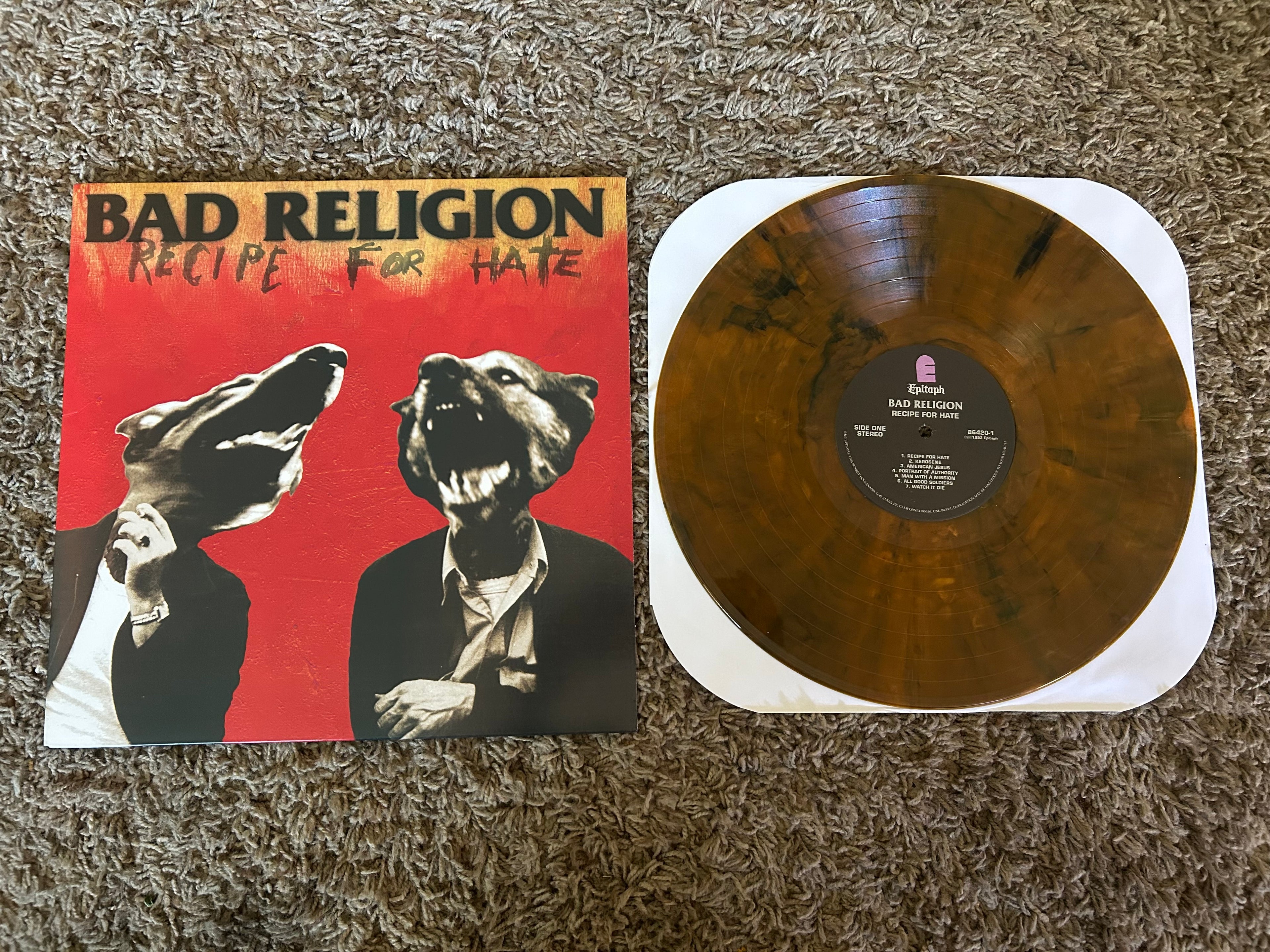 Bad Religion: Recipe for Hate (Translucent Tigers Eye Anniversary Edition)